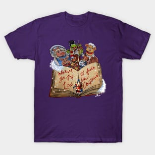 the muppet christmas carol vintage santa clause T-Shirt